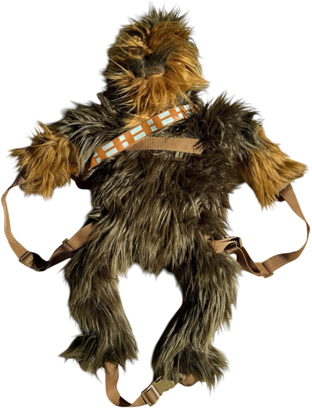NWT Star Wars Chewbacca Plush Harness Backpack - Brown and Tan